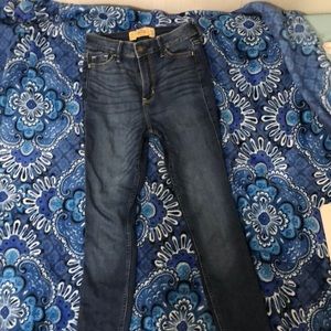 Jeans- high rise/super skinny